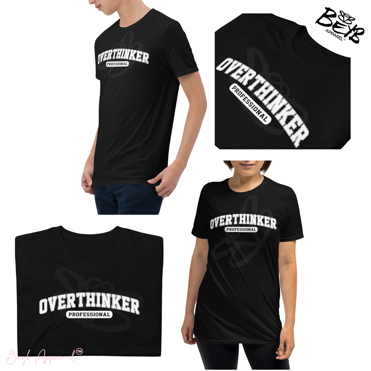 Overthinker Varsity White